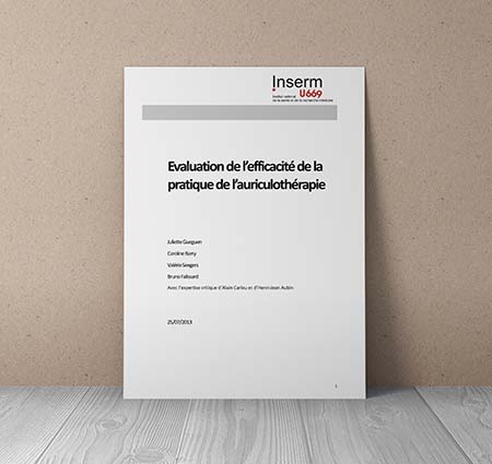 Evaluation Auriculothérapie Inserm - 2013