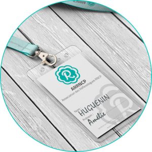 mockup badge