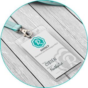mockup badge