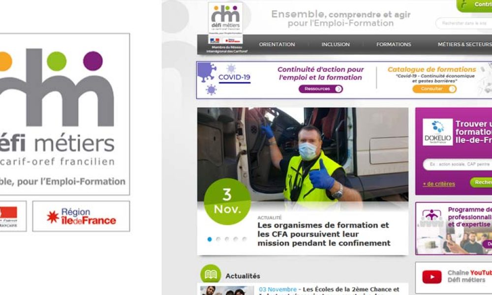 screenshot Defi-metiers.fr