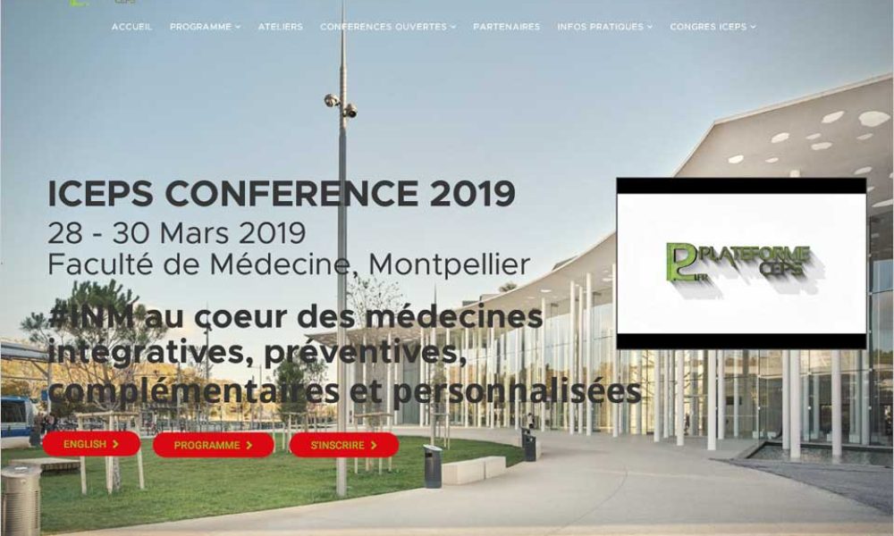 Site internet Conférence iCEPS 2019 Montpellier