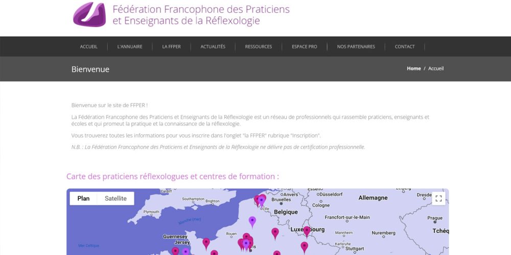 Fédération Francophone des Praticiens<br>et Enseignants de la Réflexologie