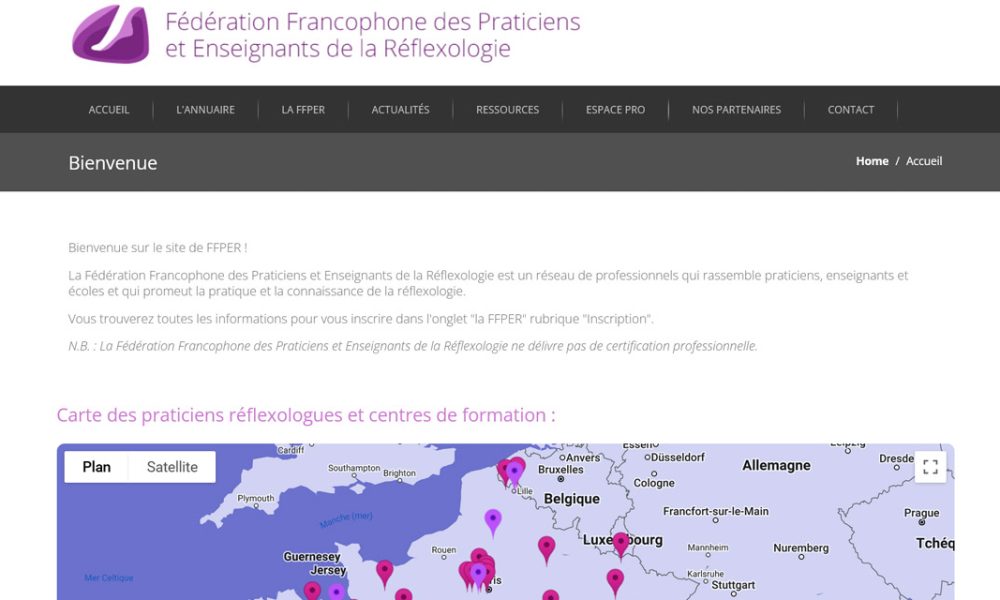 Fédération Francophone des Praticiens<br>et Enseignants de la Réflexologie