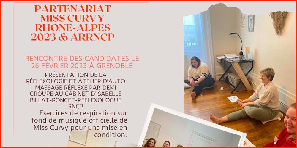 Découverte de la réflexologie aux élections Miss Curvy Rhône-Alpes