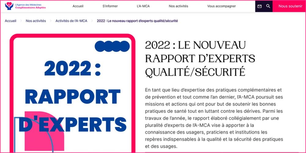 Rapport 2022 des experts de l&rsquo;A-MCA