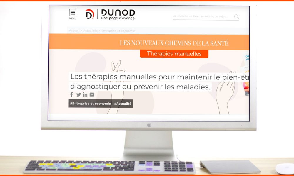 Sélection d&rsquo;ouvrages des Edition Dunod consacrés aux « thérapies manuelles »