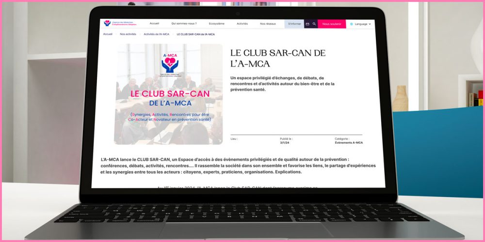 Partenariat avec le Club SAR-CAN de l&rsquo;Agence des Médecines Complémentaires Adaptées