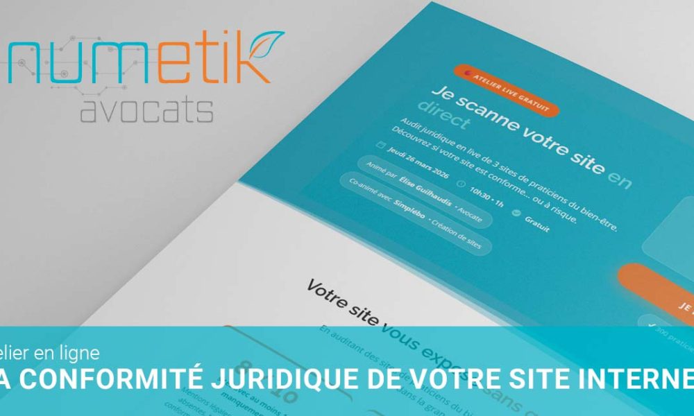 [Atelier] Conformité juridique de votre site internet