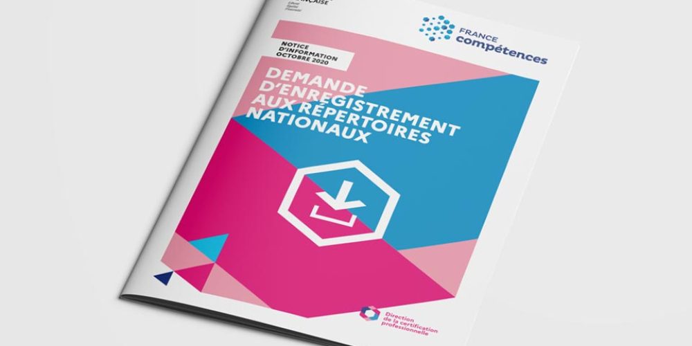 Notice d&rsquo;enregistrement aux Répertoires nationaux