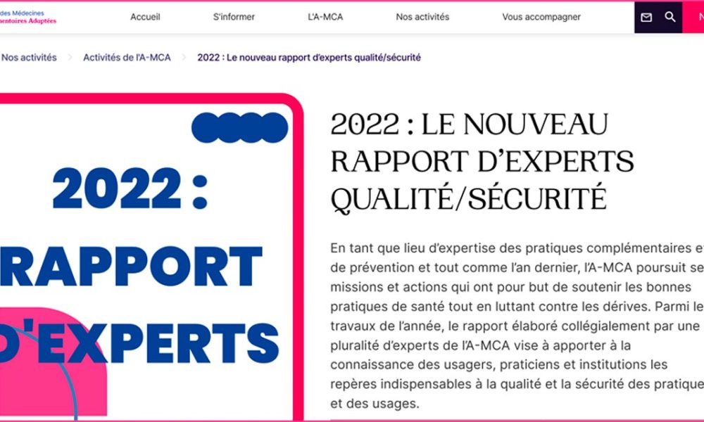 Rapport 2022 des experts de l&rsquo;A-MCA