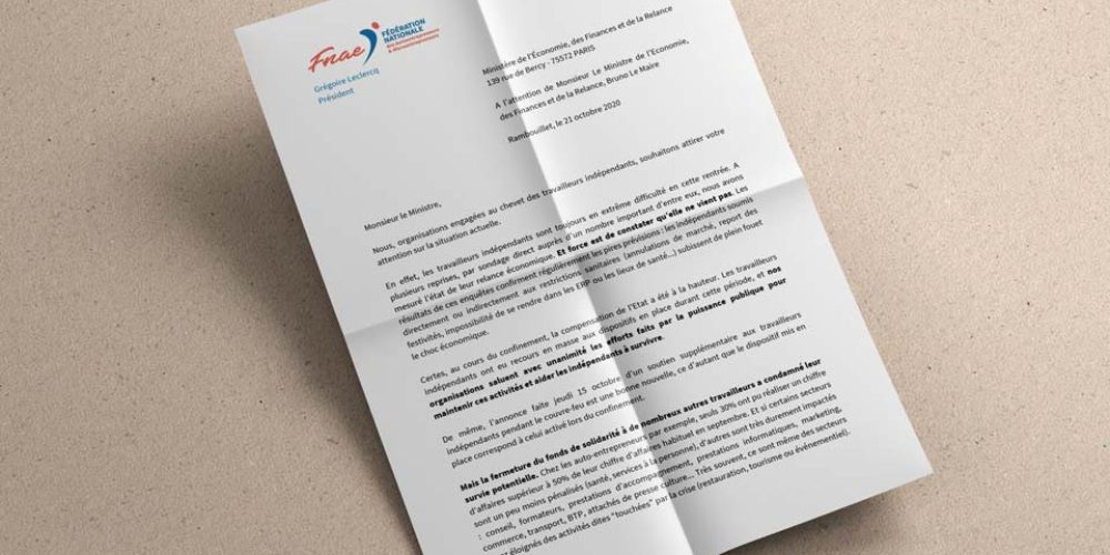Le ministre de l&rsquo;Economie interpellé par 30 organisations pour la réouverture du fonds de solidarité pour les auto-entrepreneurs
