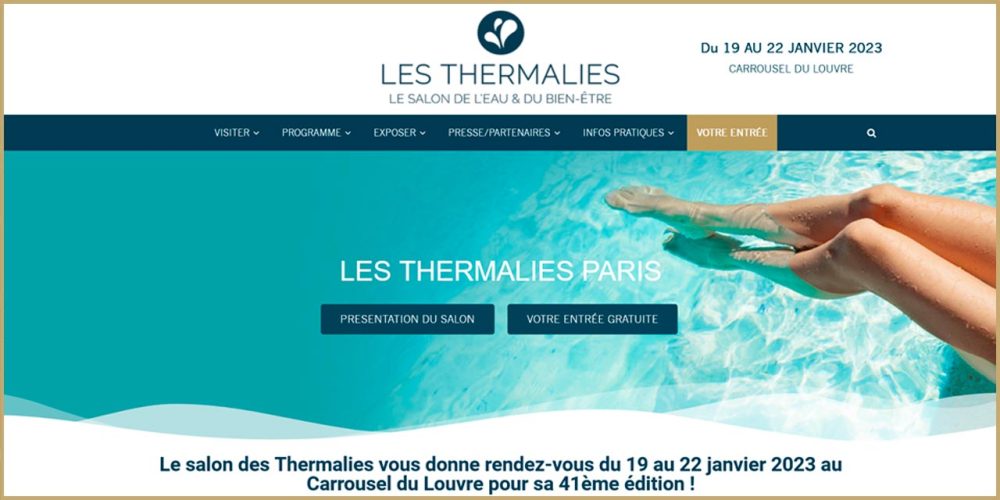 Les Thermalies, salon de l&rsquo;eau et du bien-être