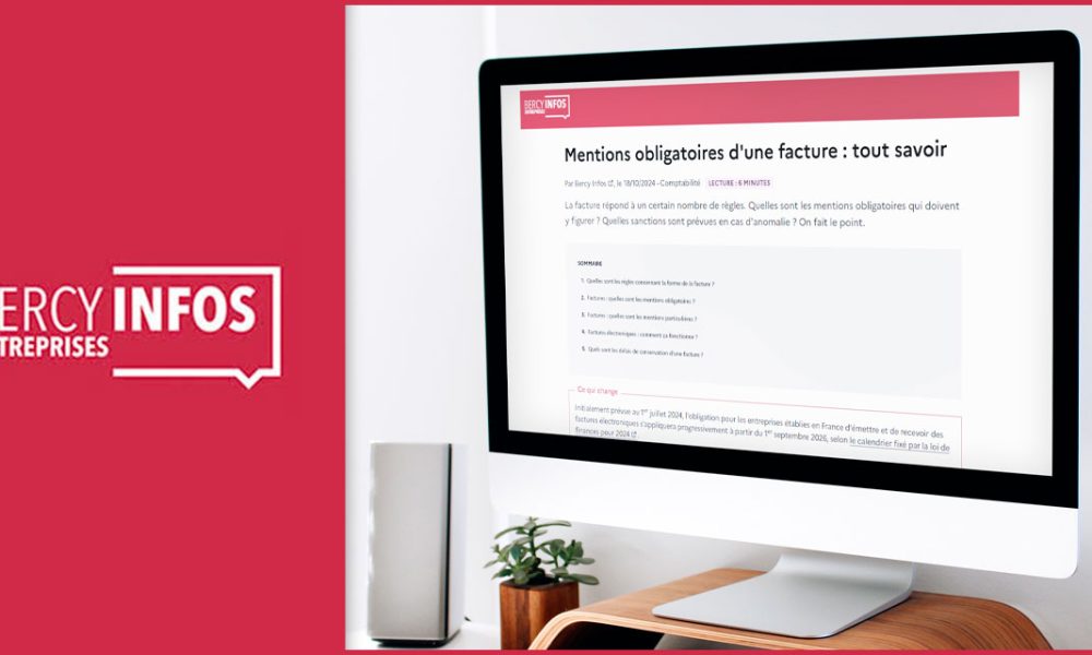 [Rappel] Les mentions obligatoires d&rsquo;une facture
