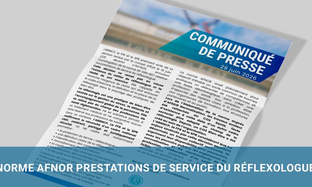 Communiqué de Presse ARRNCP, FFR et SPR